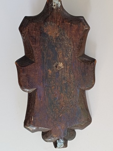Rare Gothic antique wooden carved Queen plaque wall decoration interior romayne - Picture 13 of 14