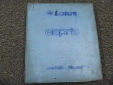 1976-1979 Lotus Esprit Turbo Coupe Shop Service Repair Manual 1977 1978