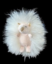 FAO Schwarz Sparklers Hedgehog 10" Stuffed Animal Soft Plush White Gold