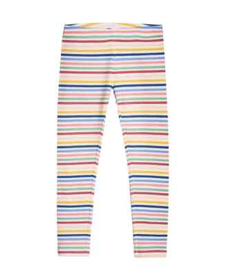 EPIC THREADS Toddler Girls Stripe Leggings Bright White Multicolor Size 4T