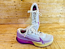 NIKE AIR ZOOM VAPOR 11 TENNIS SHOE WOMEN'S 9.5M DR6965-101 WHITE PURPLE YELLOW