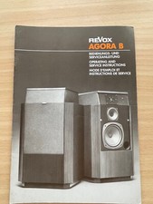 Original REVOX AGORA B Anleitung User+ Service Manual (from Collection) NEU/NEW!