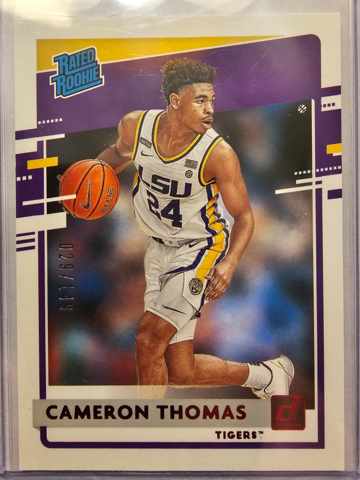 Pack to Plastic 2021-22 Chronicles Draft Picks Rated Rookie Purple, Red #'rd PYC
