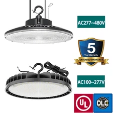 LED High Bay Shop Light Warehouse Workshop 150W 200W 240W 300 Watt AC 100-480V