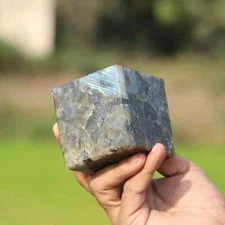 70MM Labradorite Cube Healing Chakra Spirit Metaphysical Home Decoration Square
