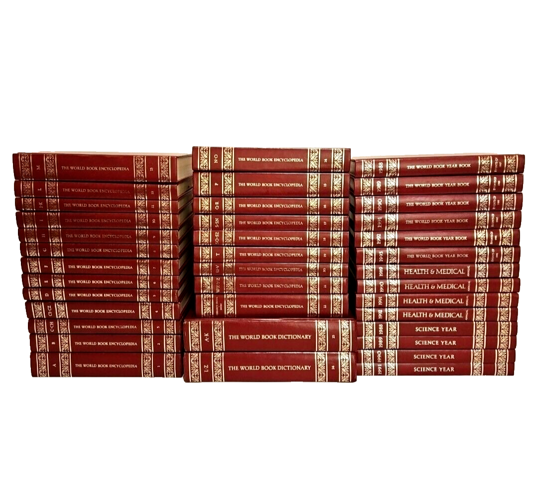 World Book Encyclopedia 1987 Complete Set, Year Books Science
