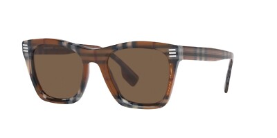 Burberry COOPER BE 4348 Striped Brown Check/Brown (3966/73  display picture 2