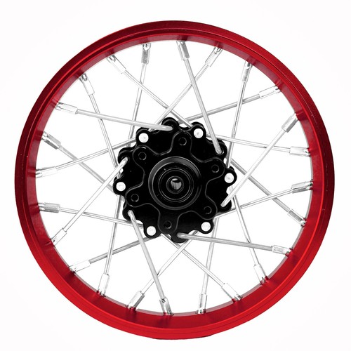KEBEILEE CNC Aluminum Front Wheel V2 For LOSI Promoto MX motorcycle 1:4 Red - Picture 10 of 20