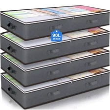 Under Bed Storage Bag 4 Pack Bags