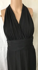Evan Picone Dress Vintage Black Cocktail Timeless Chic Party 6 STRETCHY SLIMMING
