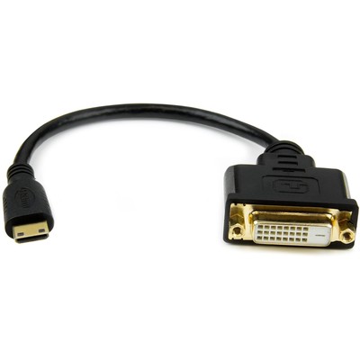 StarTech.com 20cm Mini HDMI auf DVI-D Adapter - St/Bu - Mini HDMI zu DVI Konvert