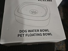 1L Pet Floating Water Bowl Dog Cat Anti-Spill Car Mounted Drinking Feeder Green
