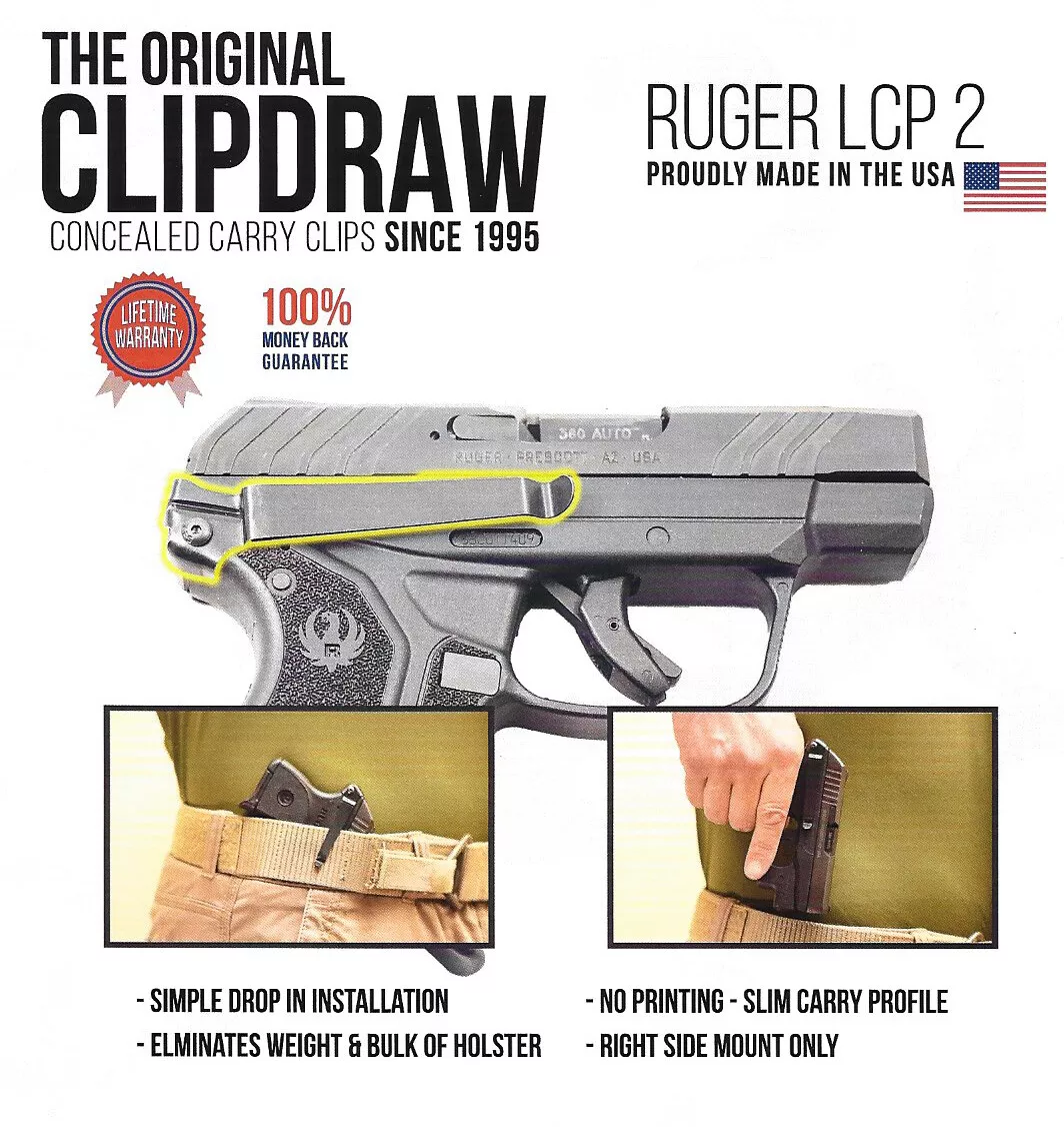 Ruger clearance lcp clipdraw