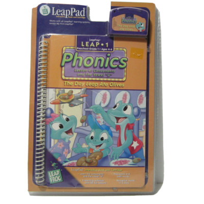 Leap Pad Level 1 PHONICS TAD'S GOOD NIGHT Lesson 2 Book & Cartridge Ages 4-6 New