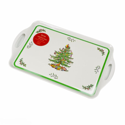 Spode Christmas Tree Melamine Serving Tray with Handles Pimpernel