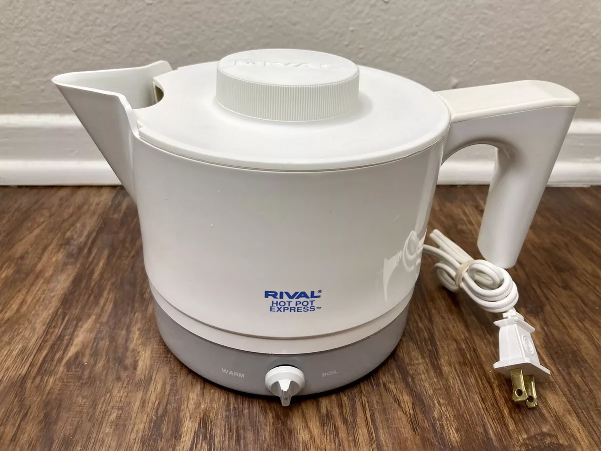 Rival 32oz Hot Pot Express 4070 Electric Hot Water Tea Kettle Dorm Home  Office