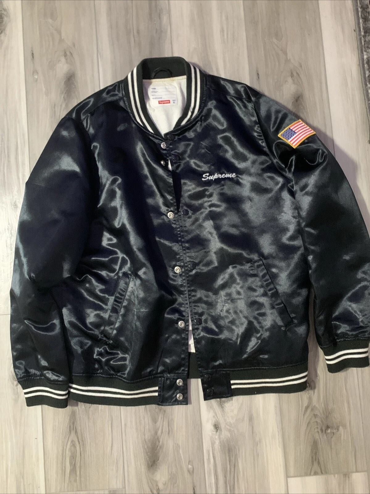 (XL]Veste de bombardier en daim suprême 2012SS marron rare rappelée