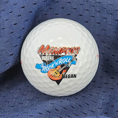 Memphis Tennessee Where Rock & Roll Began Golf Ball Collector Souvenir