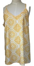 Women  s 2XL Camisole Top V Neck Adjustable Spaghetti Straps Yellow
