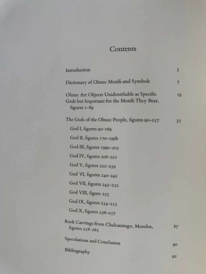 A STUDY OF OLMEC ICONOGRAPHY-BY PETER DAVID JORALEMON-1971-PAPERBACK BOOK - Image 4 of 4