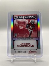 Rondale Moore Classic Beginnings Silver Prizm Panini 2021 Cardinals