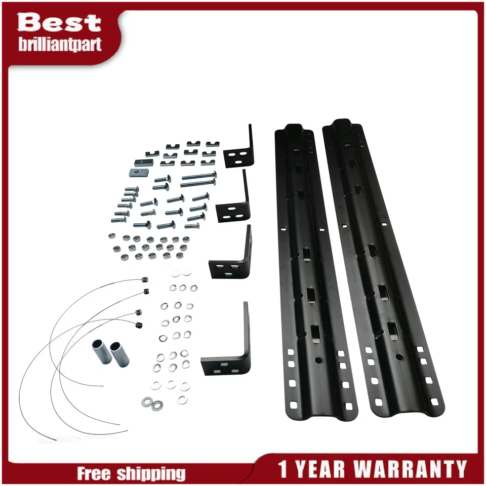 Wheel Mounting Rail Kit Trailer Hitch Mount For 1975-2003 Chevrolet K20 Dodge Foto 2 de 4