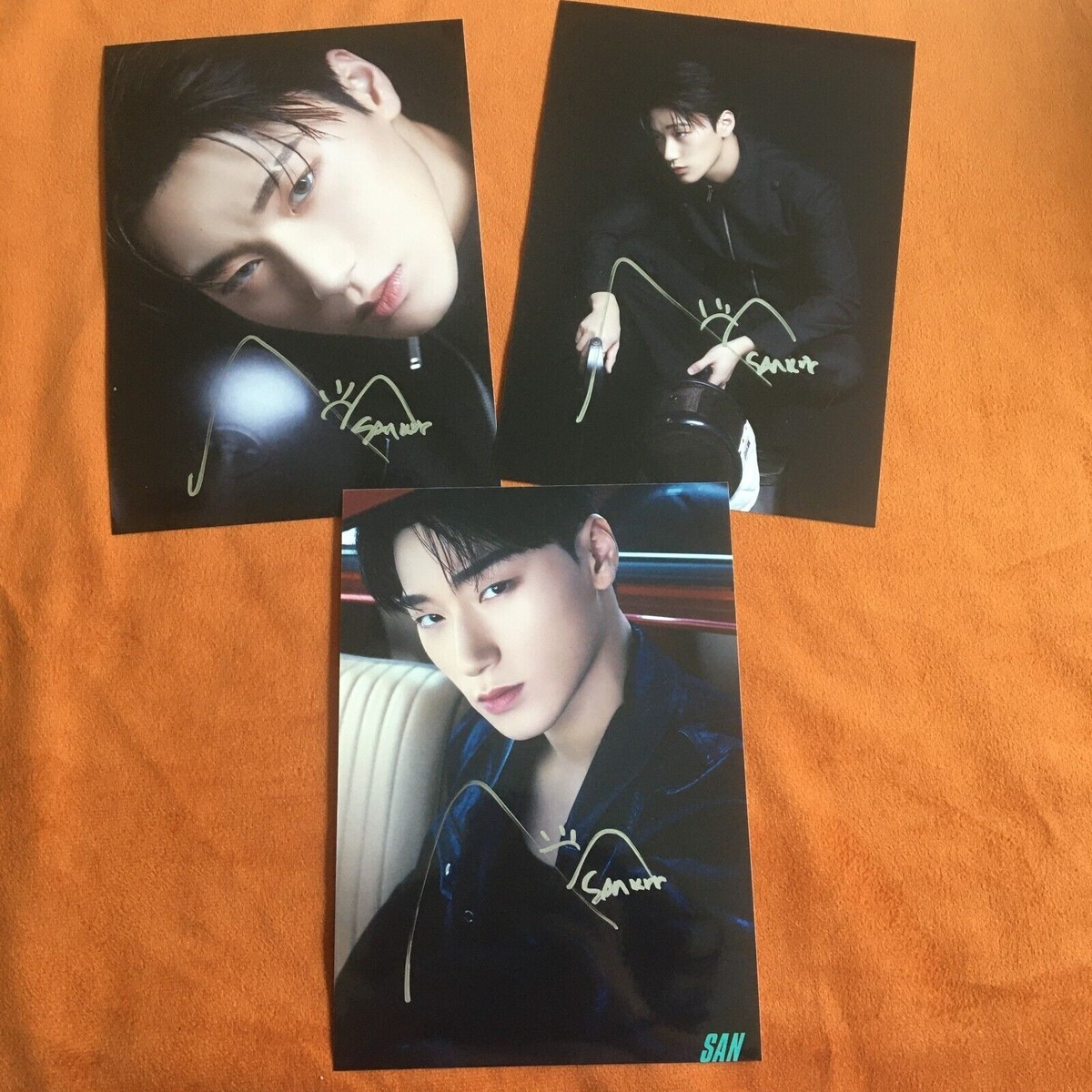 ATEEZ アチズ サン フォトカード 直筆サイン ヨーロッパ ATEEZ アチズ サン フォトカード 直筆サイン ヨーロッパ ATEEZ アチズ