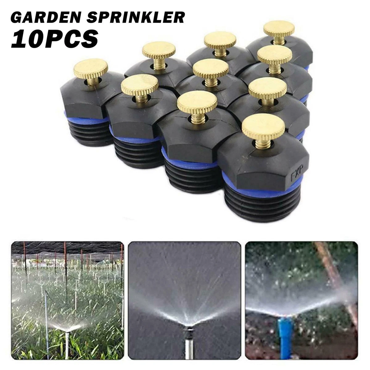 Lawn Sprinkler Head Spraying Water