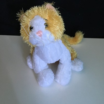 webkinz gold and white cat