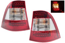 Fit 1998-2005 Benz W163 MLClass ML320 Red/Clear LED Tail Light Rear Brake Lamps
