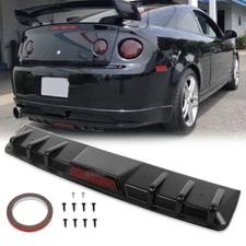 For Chevy Cobalt SS Rear Bumper Diffuser Lip Shark Fin Splitter Spoiler Black