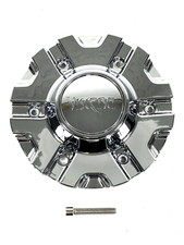 Viscera Wheels Chrome Wheel Center Cap # EMR0842-TRUCK-CAP / LG1209-11 (1) +BOLT