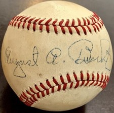 RARE August A. Busch Jr. PSA/DNA St. Louis Cardinals Autographed Signed Baseball