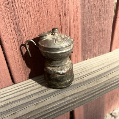Vintage DEWAR SUN RAY Nickel CARBIDE LAMP Miners Mining
