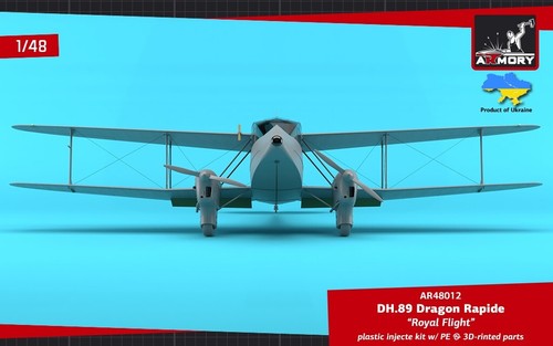 Armory 1/48 DH.89 Dragon Rapide, avión de pasajeros de corta distancia - "Royal Flight" - Imagen 14 de 16