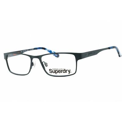 Superdry Unisex Eyeglasses Grey/Blue Metal Rectangular Frame SDO-BROOKLYN 010