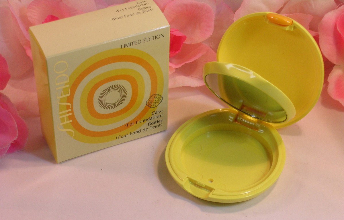 New Shiseido Limited Edition Empty Foundation Case / Mirror