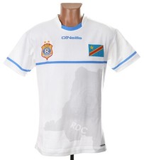 DR CONGO NATIONAL TEAM 2017/2018 AWAY FOOTBALL SHIRT SIZE M ADULT