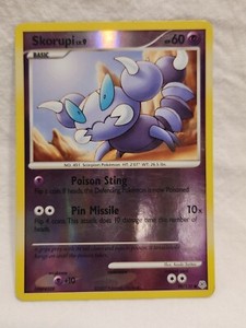 Skorupi 99/130 Reverse Holo - Diamond & Pearl - Pokemon TCG Card