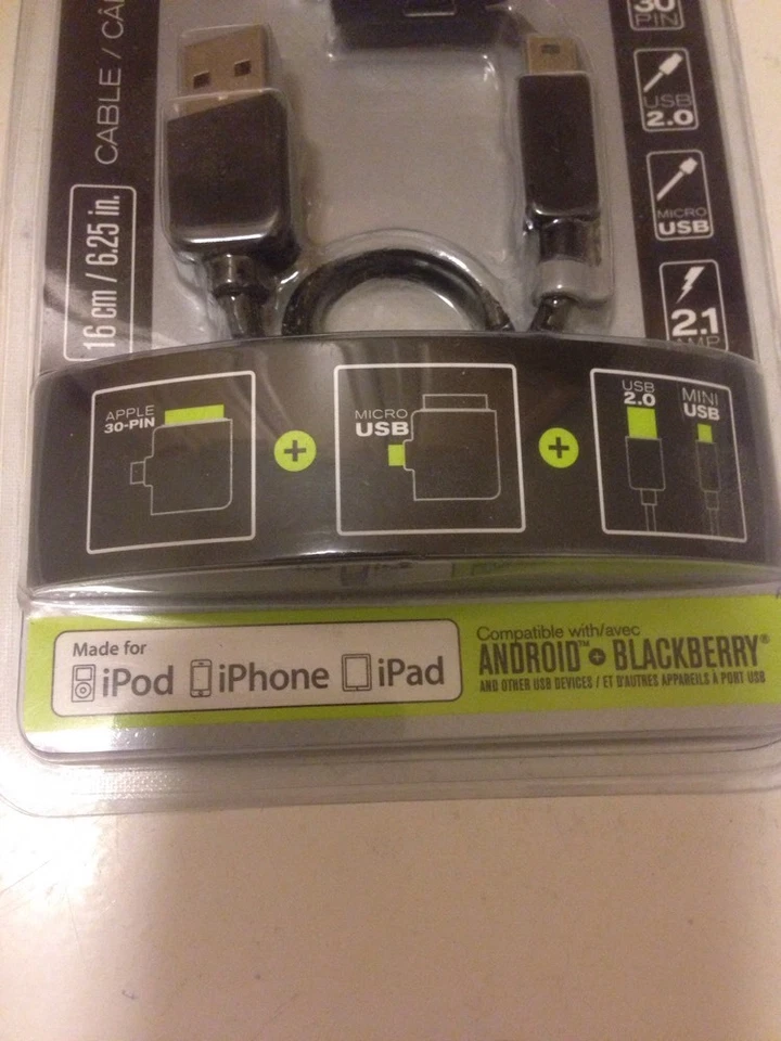 iFrogz TriplePlay - Multiple Device Charger & Sync. iPhone, iPod, iPad, Android - Image 2 of 4