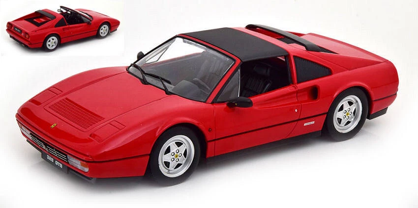 Miniature Voiture Auto 1:18 KK SCALE FERRARI 328 GTS Véhicules Modélisme Rouge - Photo 1/1