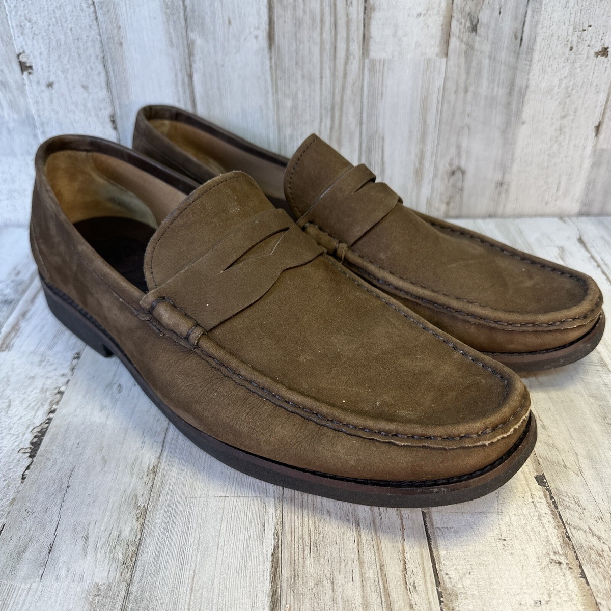 Peter Millar Brown Loafers Slip-Ons Classic Design Men main image 2