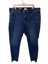 Ava  Viv Womens Mid Rise Skinny Jeans Size 22 Denim stetch