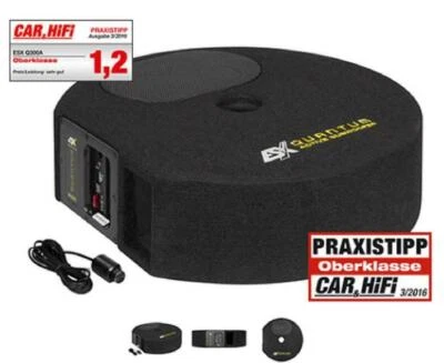 ESX Reserverad Aktiv-Subwoofer Q-300A 6x9" (15x23 cm) Woofer 300 Watt ESX Q300A - Bild 1 von 4