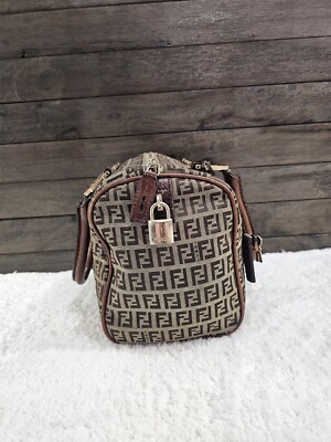 Fendi Zucchino Bauletto Bag | eBay