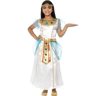 Costume Festa Bambini 6-8 Anni Costume Cleopatra Bambina Christy - Abito Da Regina Egizia 6-8 Anni Vestito Cleopatra Bambina 10 Anni - Foto 8