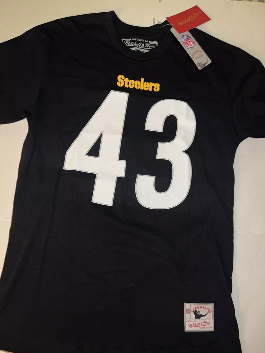 NWT Men s Mitchell Ness Pittsburgh Steelers Troy Polamalu T
