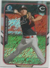 Robert Stephenson Cincinnati Reds 2015 Bowman Farm's Finest Mini Refractor
