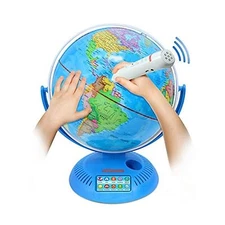 Little Experimenter Talking Globe - Interactive Globe for Kids Learning with ...