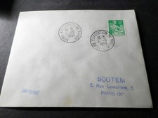 MARCOPHILIE FRANCE, 1.6.59, CACHET LETTRE FOIRE EXPO ROUEN, VF LETTER